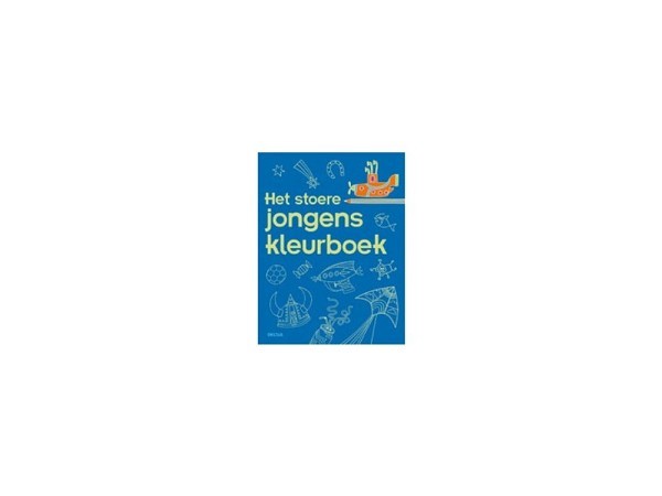 Het stoere jongens kleurboek