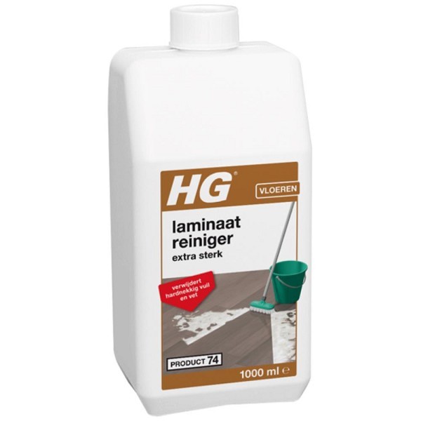 HG laminaatreiniger dé reiniger voor alle laminaat vloeren (product nummer 74)