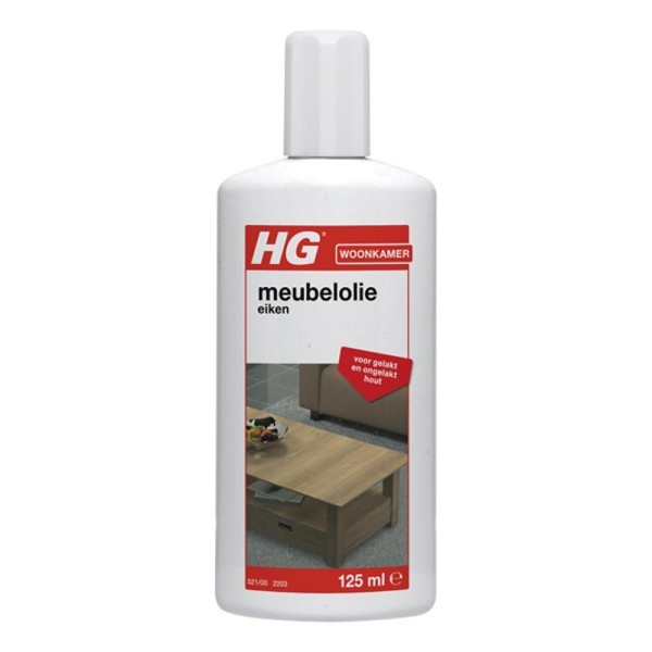 HG Meubelolie eiken 140ml Eiken, mahonie en kersen in goede conditie