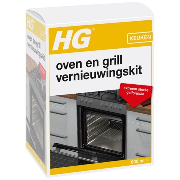 HG Oven en grill vernieuwingskit Verwijdert hardnekkige aanbakresten