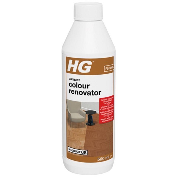 HG Parket colour renovator 500ml Herstelt uitgebeten vochtplekken