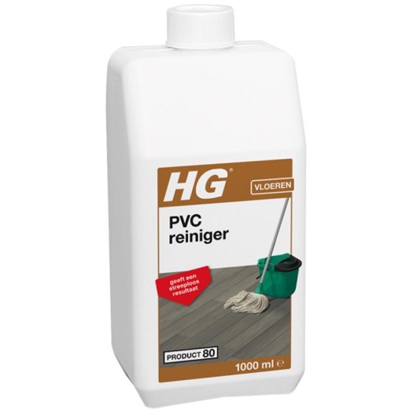 HG PVC reiniger De PVC reiniger voor een streeploos resultaat 1 liter