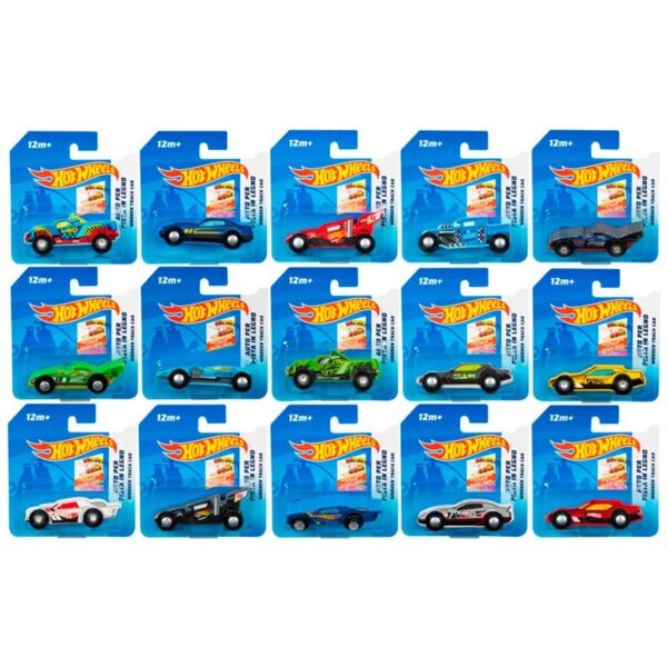 HotWheels Houten Verzamelauto 8,5cm