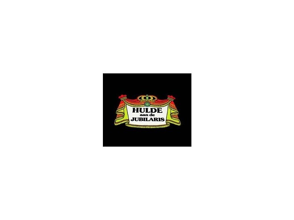 Huldeschild hulde aan de jubilaris pak a 10 stuks 47x33cm karton