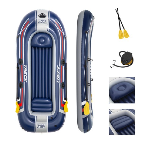 Hydro-Force TrekX3 opblaasboot SET 307 x 126x39cm incl. peddels en pomp