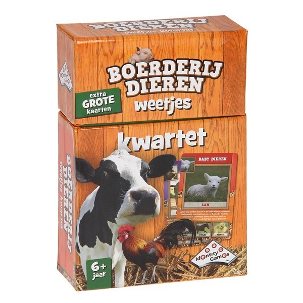 IdentityGames Weetjes kwartet Boerderijdieren