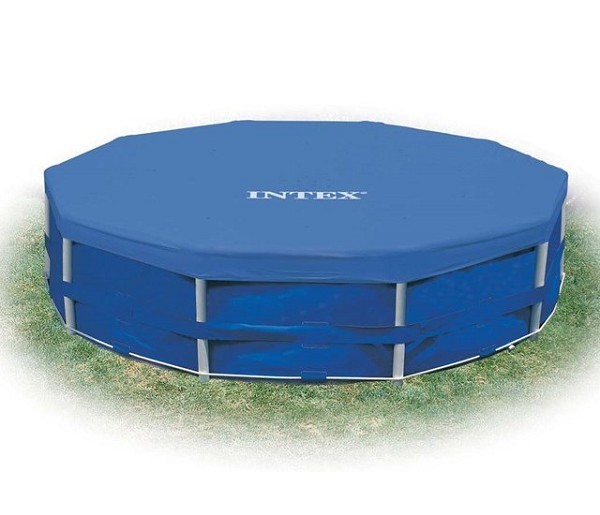 Intex afdekzeil rond 305cm poolcover frame zwembad