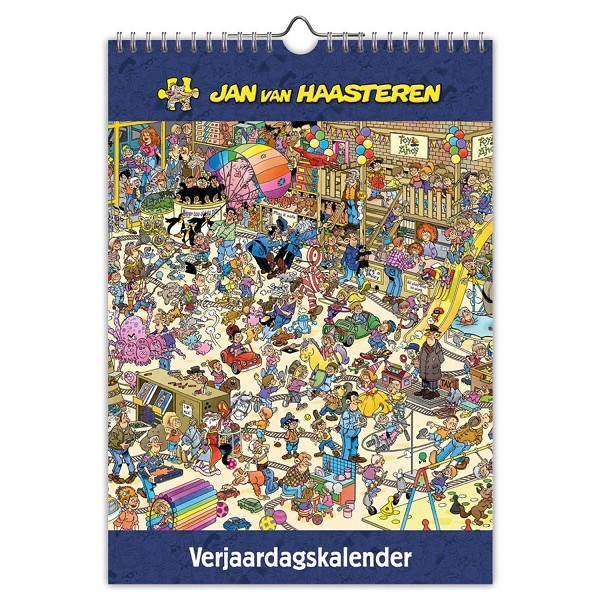 Jan van Haasteren verjaardagskalender 18x25cm