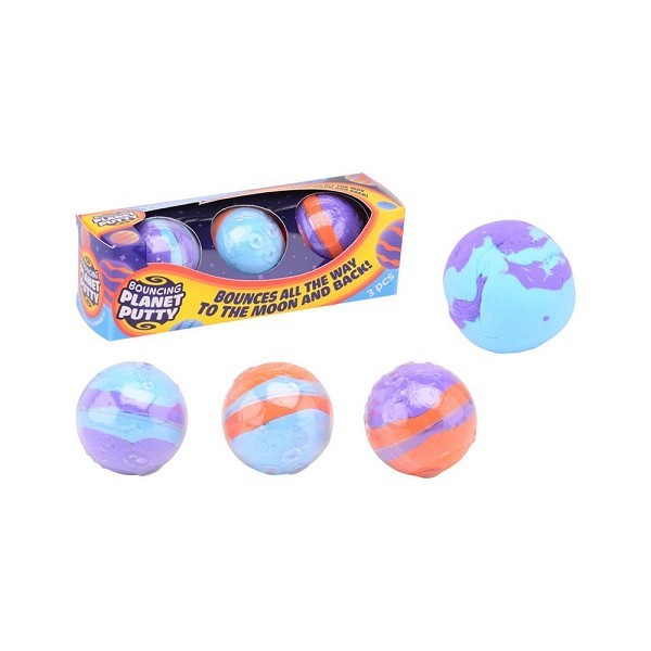 John Toy Bouncing planeten putty set a 3