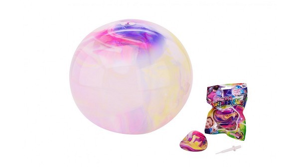 John Toy Opblaasbare bubbelbal marmer 40cm