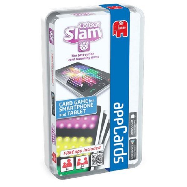 Jumbo appCards Colour Slam. cardgame for smartphone