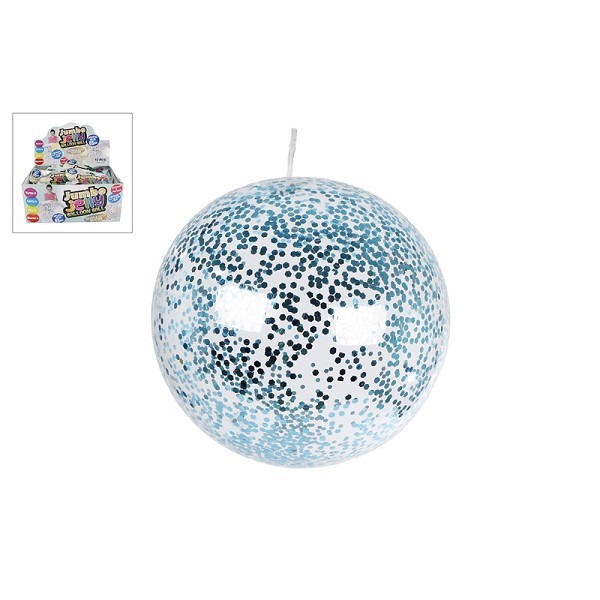 Jumbo glitter ballon 85cm, verkrijgbaar in 6 verschillende kleuren