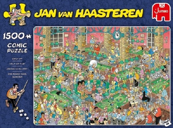 Jumbo Jan van Haasteren puzzel Krijt op tijd! 1500 stukjes