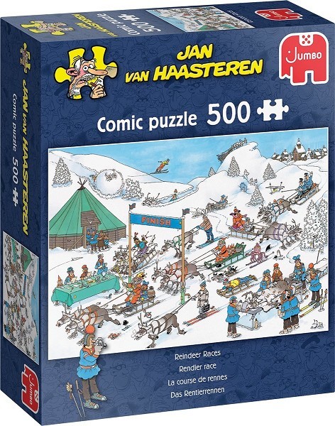 Jumbo Jan van Haasteren puzzel Rendier race 500 stukjes