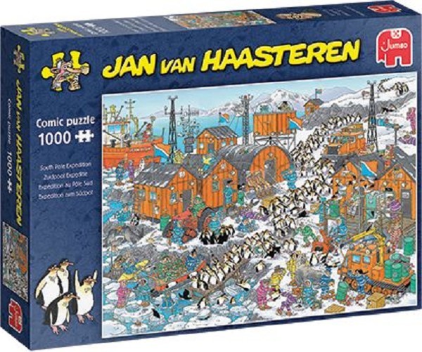 Jumbo Jan van Haasteren puzzel Zuidpool expeditie 1000 stukjes