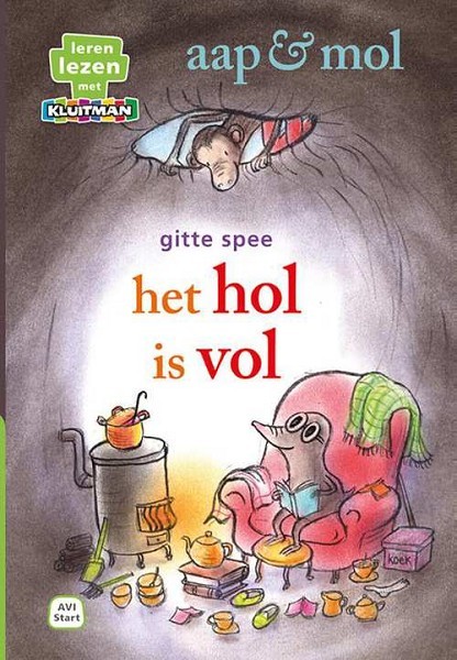 Kluitman Aap en Mol Het hol is vol (AVI Start)