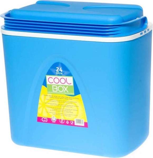 Koelbox licht-blauw 24ltr d29xb39xh45