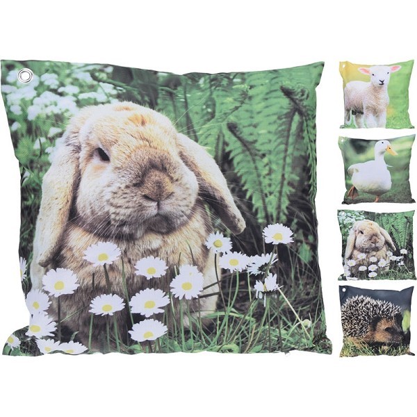 Kussen outdoor dierenprint 45x45cm