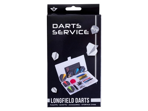 Longfield darts  servicekit accessoireset 141-delig in kunststof box