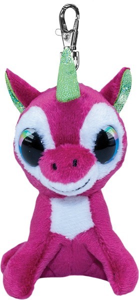 Lumo Stars Knuffel Unicorn Taiga met clip 8,5cm