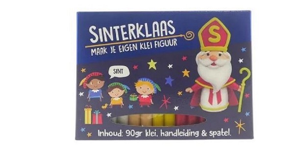 Maak je eigen Sinterklaas kleifiguur, 90gr klei en spatel