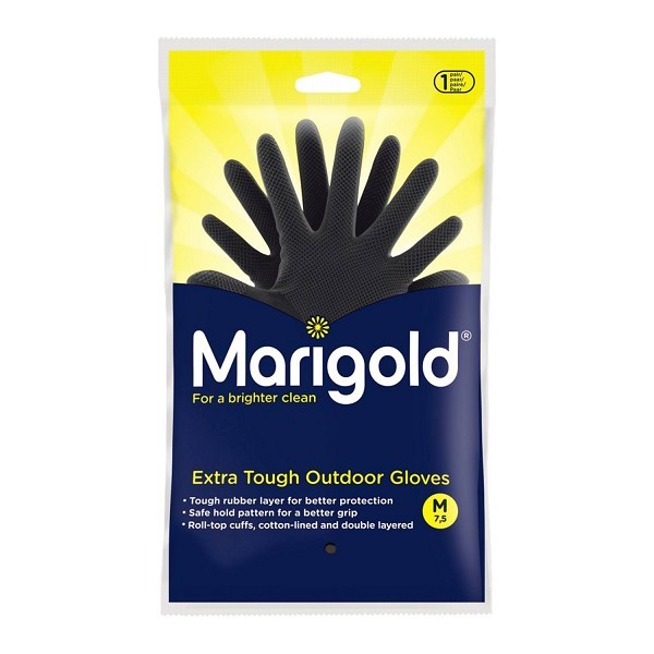 Marigold Outdoor zwart M pak a 6 paar handschoenen