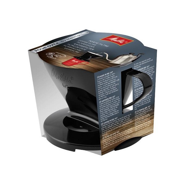 Melitta Opzetfilter zwart 1x2 van kunststof