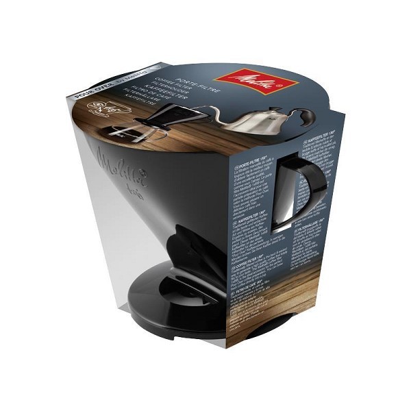 Melitta Opzetfilter zwart 1x6 van kunststof