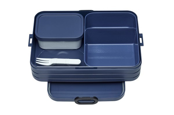 Mepal bento lunchbox take a break large - nordic denim