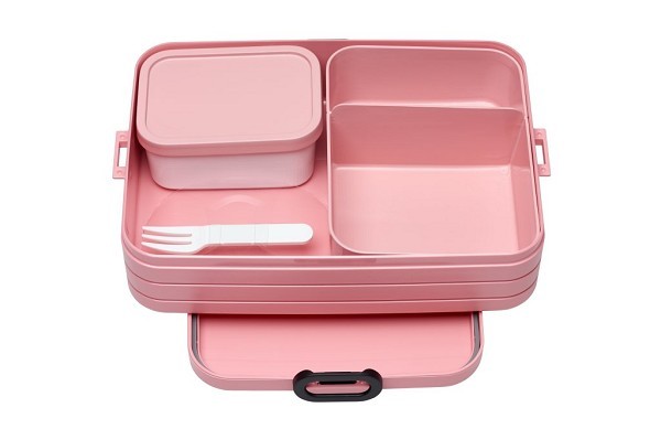 Mepal bento lunchbox take a break large - nordic pink