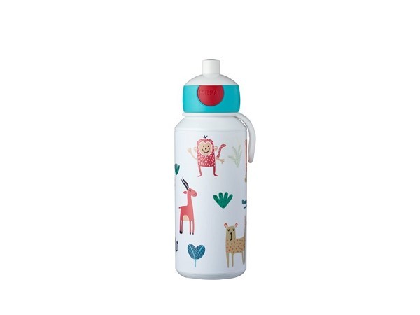 Mepal Drinkfles pop-up Animal Friends 400ml