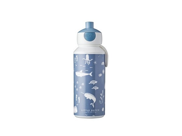 Mepal Drinkfles pop-up campus 400 ml - ocean Little Dutch