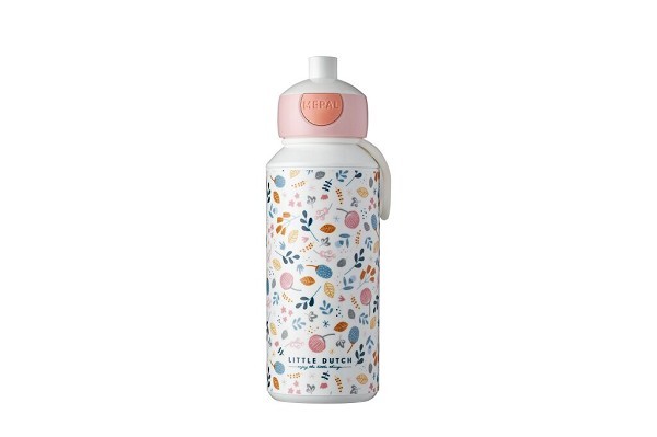 Mepal Drinkfles pop-up campus 400 ml - spring flowers Little Dutch