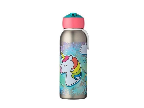 Mepal Isoleerfles flip-up campus 350 ml - unicorn Blijft 9 uur hot en 12 uur koud