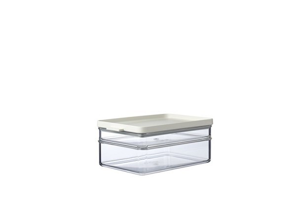 Mepal koelkastdoos omnia ontbijt duo - nordic white 21,9x14,9x9,4cm 500 ml + 1200 ml