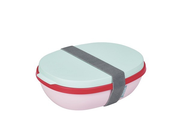 Mepal Limited Edition lunchbox Ellipse duo - strawberry