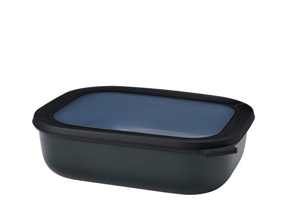 Mepal Multikom cirqula rechthoekig 2000ml - nordic black 24,9x19,8,7cm