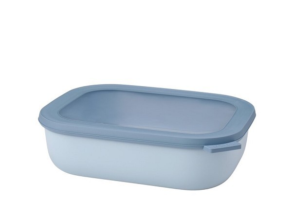 Mepal Multikom cirqula rechthoekig 2000ml - nordic blue 24,9x19,8,7cm