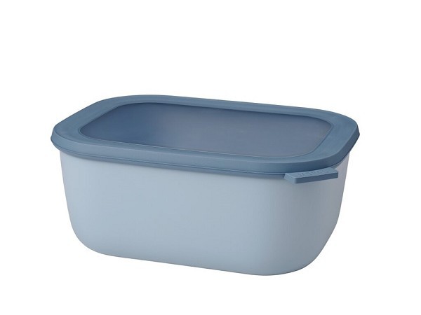 Mepal Multikom cirqula rechthoekig 3000ml - nordic blue 24,9x19,8x10,4cm