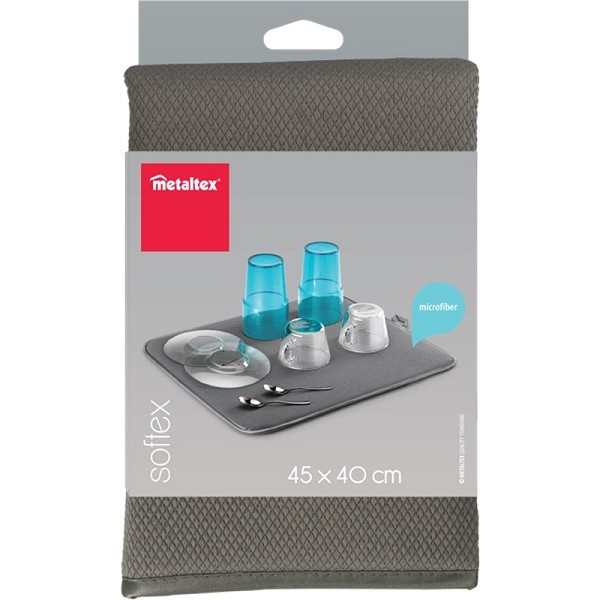 Metaltex Soflex afdruipmat microfiber 45x40cm