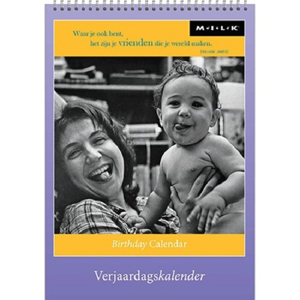 MILK Verjaardagskalender A4