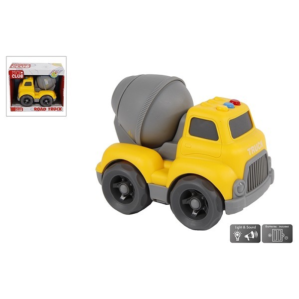 Mini Club cementwagen met licht en geluid 16cm