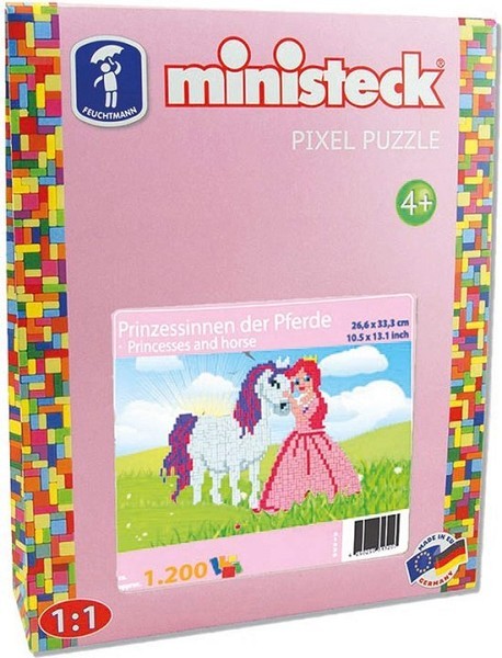 Ministeck Prinses met paard XL set 1200-delig