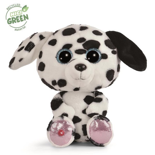 NICI Glubschis knuffel Dalmatiër Dottino 25cm Green collectie