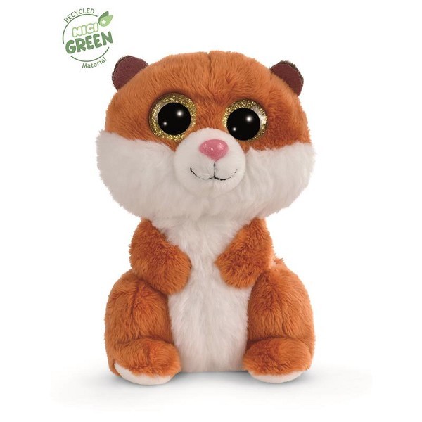 NICI Glubschis knuffel Hamster Stubbi 15cm Green collectie