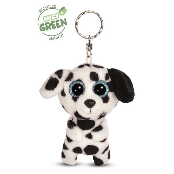 NICI Green Glubschis sleutelhanger Dalmatiër Dottino 9cm