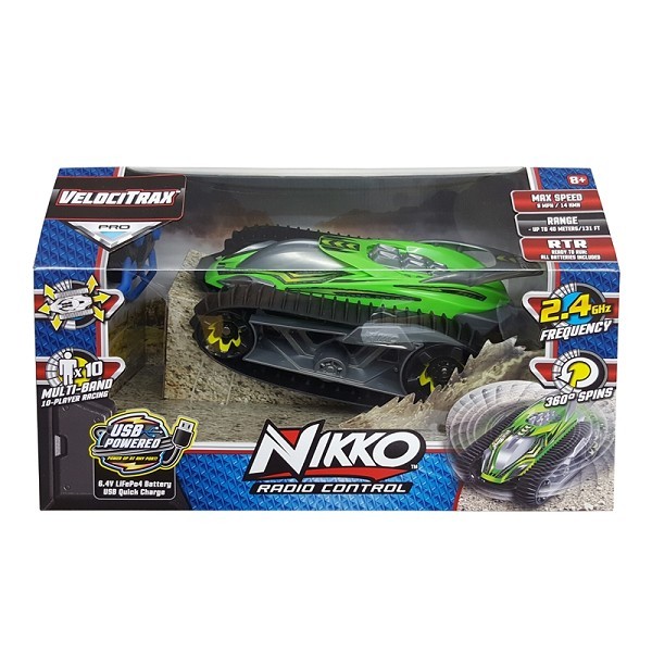 Nikko RC auto Velocitrax neon groen