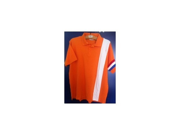 Oranje polo XL