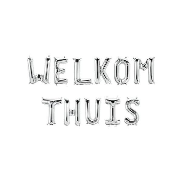 Paperdreams Folie ballon letterslinger - Welkom thuis