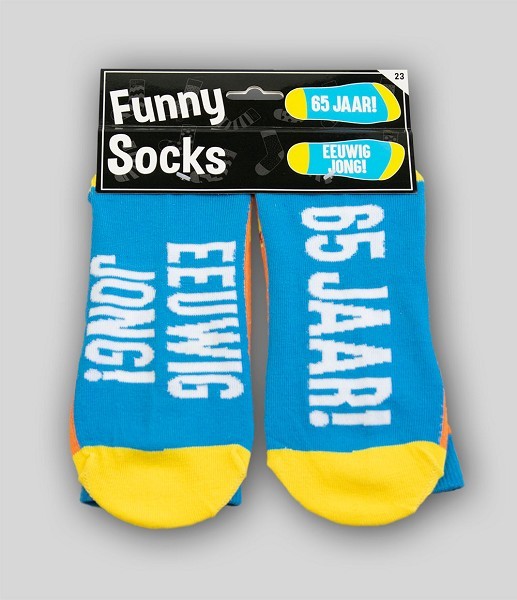 Paperdreams Funny socks - 65 jaar